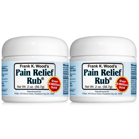 Frank K. Wood’s Pain Relief Rub - 2 Jars