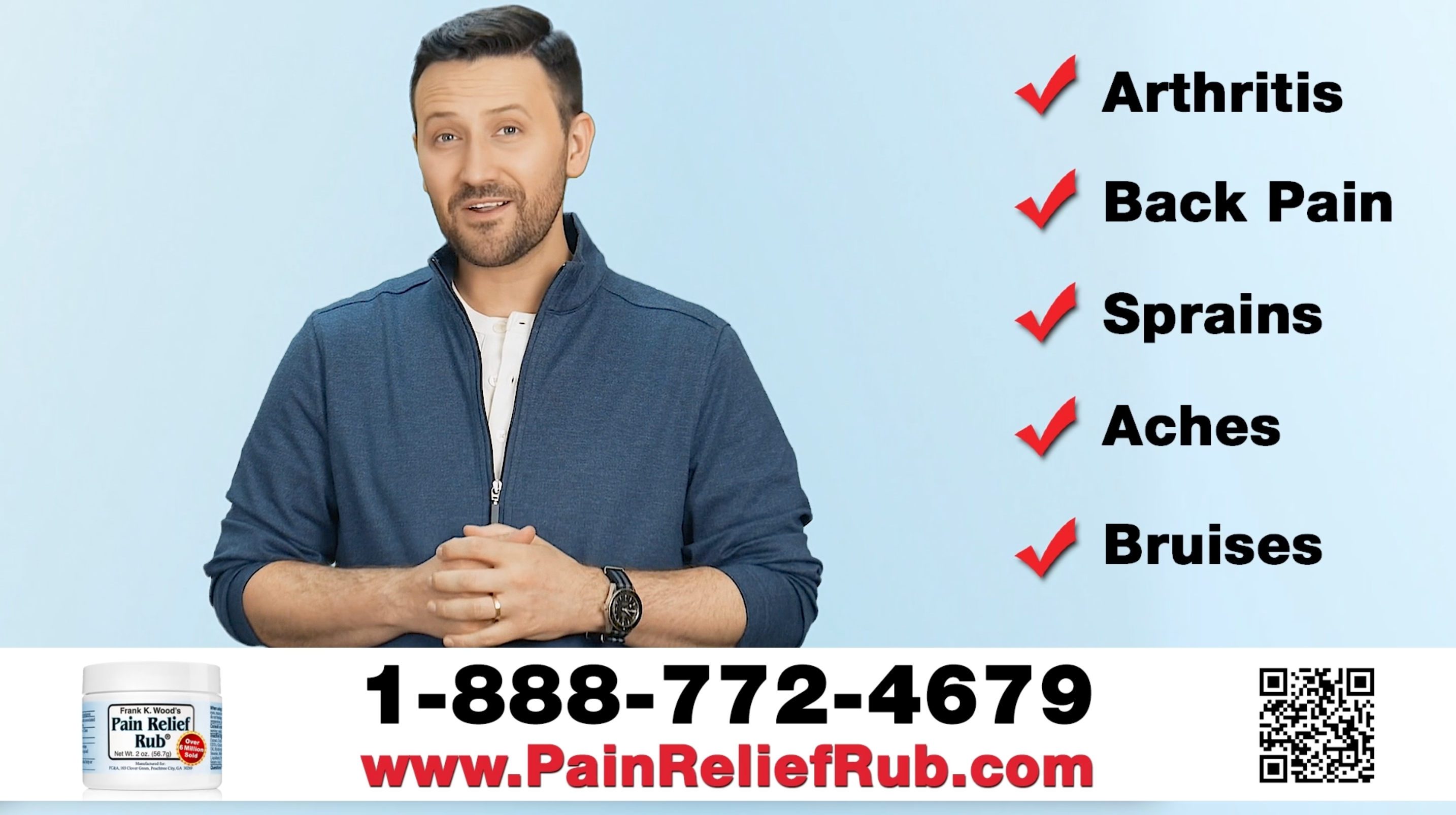 Load video: Pain Relief Rub 30 Second Video